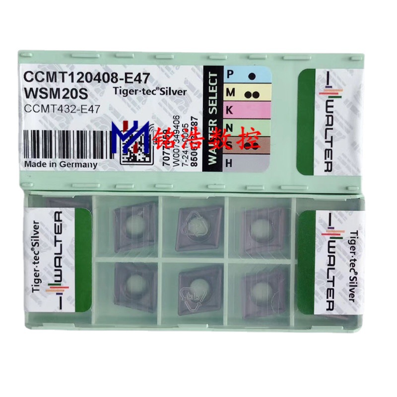 出售WALTER瓦尔特菱形数控车削刀片CCMT120408-E47 WSM20S车刀粒