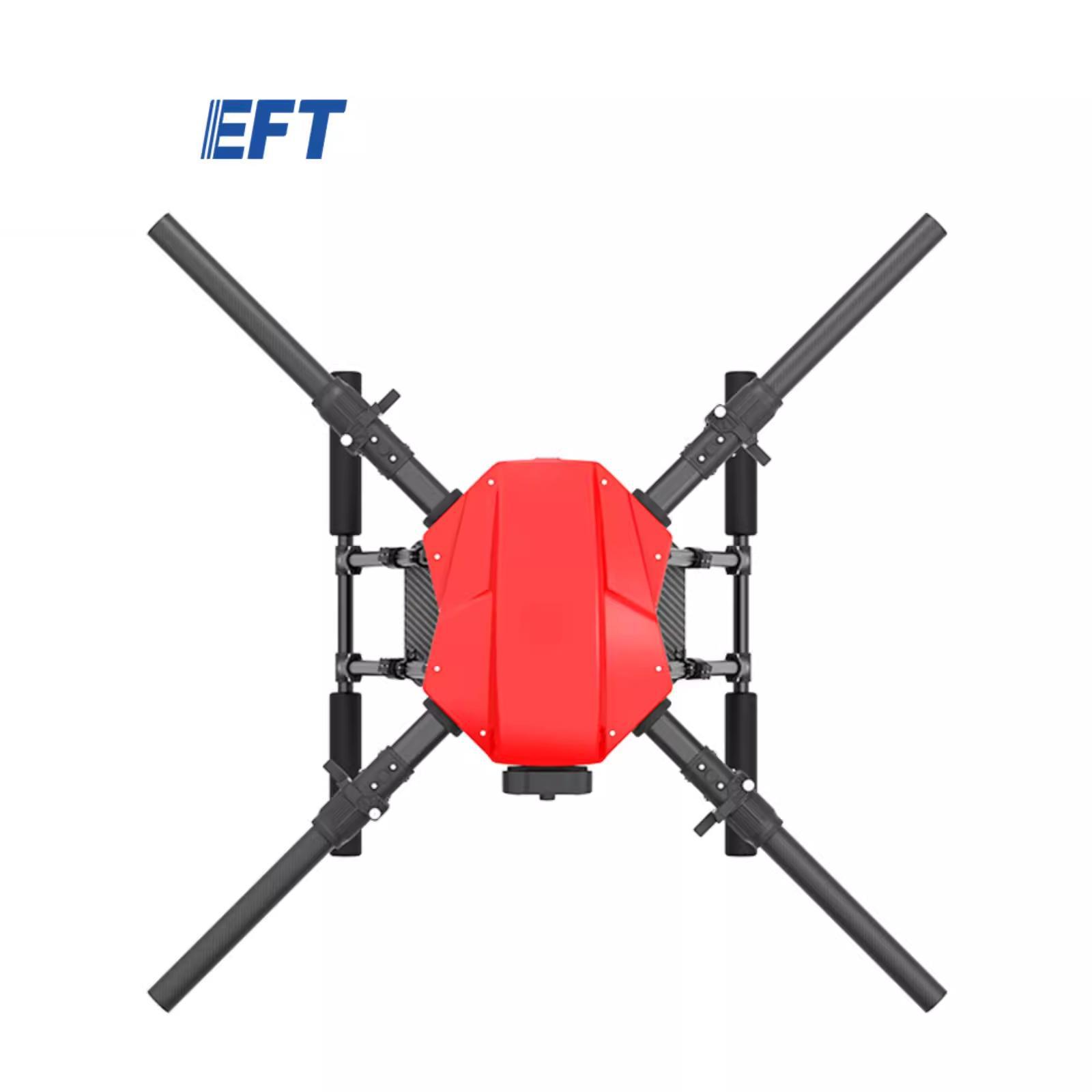Рама квадрокоптера EFT E410P красная, XT90S 6S