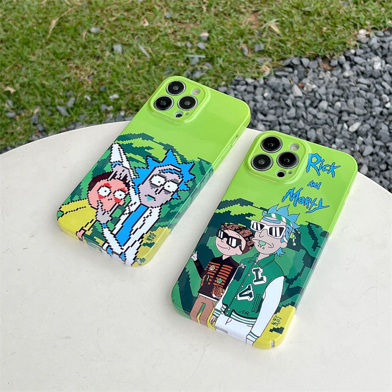瑞克和莫迪适用苹果16/15promax手机壳iphone14情侣11菲林壳13p硬