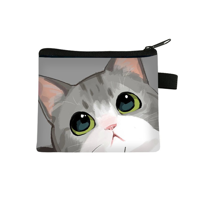 Summer New Cat Coin Purse, Children's Card Holder, Fashionable Cartoon Student Trendy Portable Storage Bag, Cross-Border Wholesale Summer New Cat Coin Purse, Children's Card Holder, Fashionable Cartoon Student Trendy Portable Storage Bag, Cross-Border Wholesale