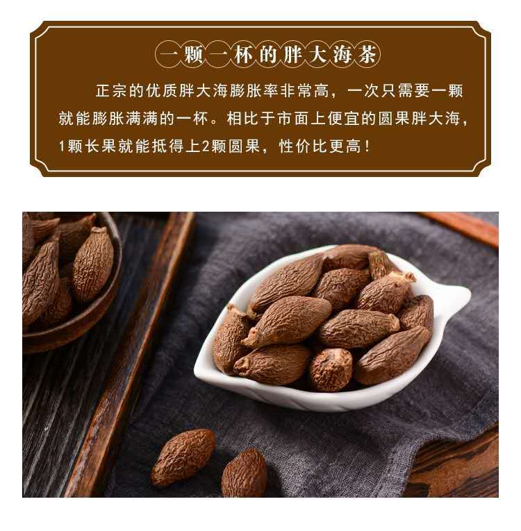 Pang Da Hai (Sterculia lychnophora) — Dried Round Fruit for Throat-Soothing Tea in use