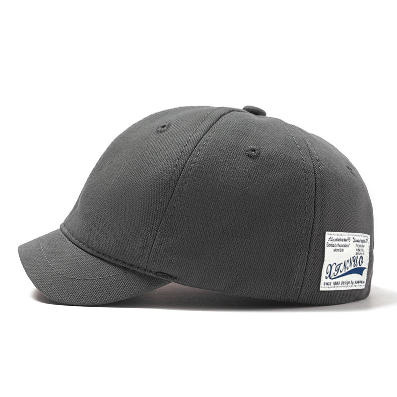 Kurze Krempe Baumwolle Baseball mütze Männer Frauen Papa Hut verstellbare Trucker-Stil Low Profile Vintage Street Caps – Detail 6