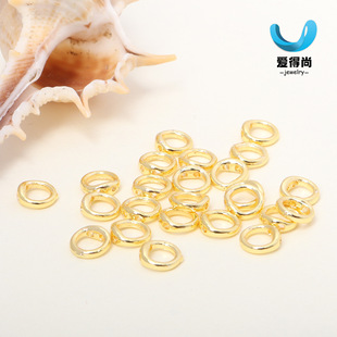 14K����ɫ�p�ײؾ�Ȧ ����������]����β�B��Ȧ diy�Ʒ���