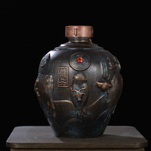 景德镇陶瓷酒瓶10斤5斤装复古空酒坛子家用创意密封白酒壶罐