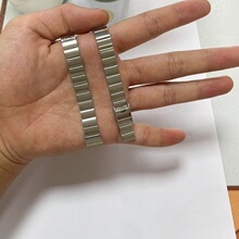不锈钢片带手表带竹节带挂制扣手表配件男女款手链带简约金属智能