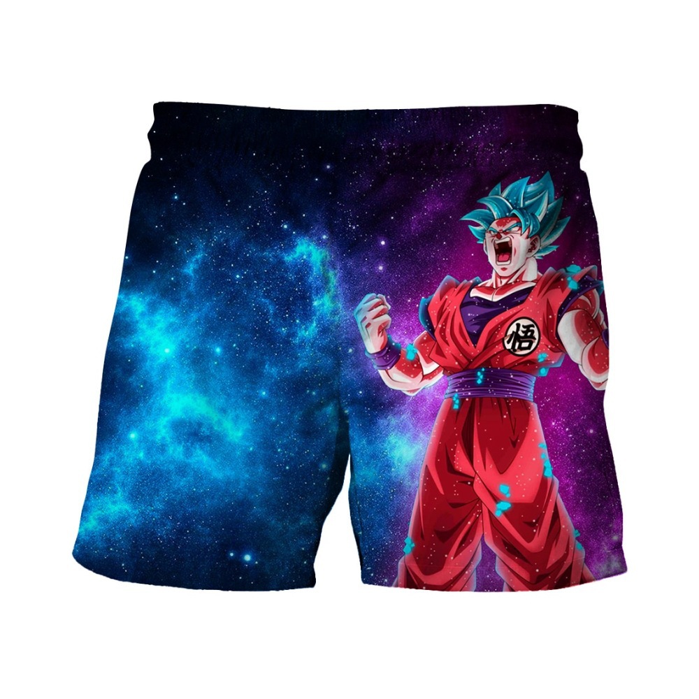 Pantalones cortos de vacaciones de playa con cordón transpirable de malla suelta de verano para hombres 2024 venta caliente spot de impresión digital 3D