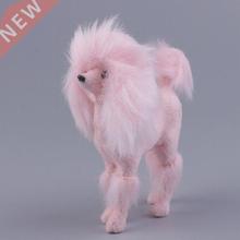 4 Inch Adorable Pink Poodle Figure Puppy Dog Ornament跨境专