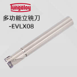 新品泰珂洛Tungaloy多功能铣刀EVLX钻孔方肩铣扩孔一体LXMU刀片用