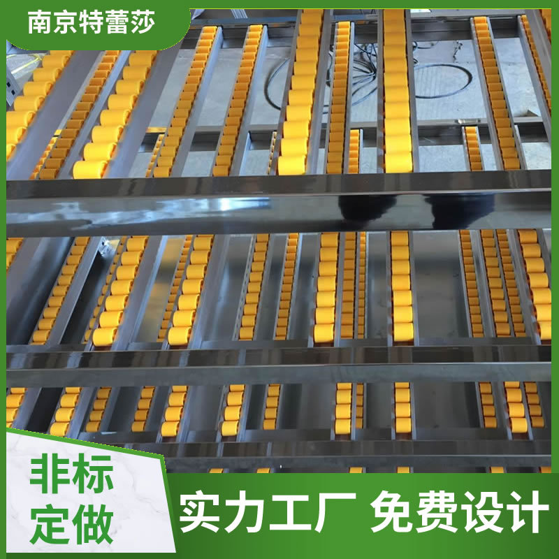 滚轮式货架 钣金铝合金流利条复合管周转车线棒小推车 精益管货架