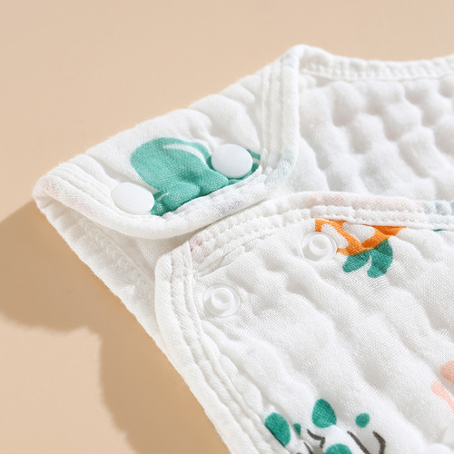 Baby sleeping bag pure cotton gauze sleeveless vest for newborn children sleep prevent kicking blanket infant summer thin model prevent catching cold