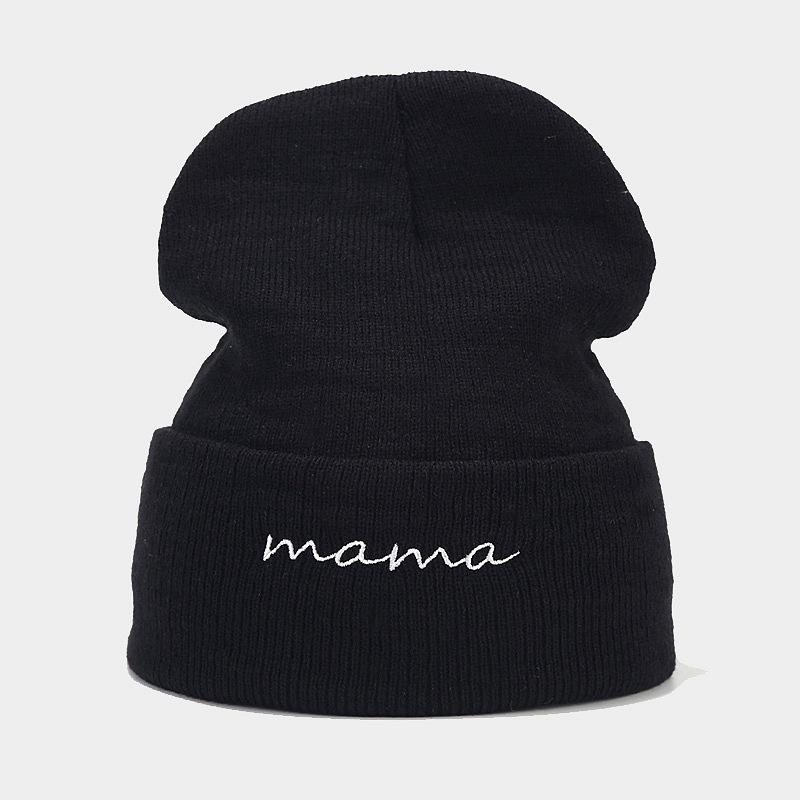 Unisex Basic Simple Style Letter Embroidery Eaveless Wool Cap display picture 1