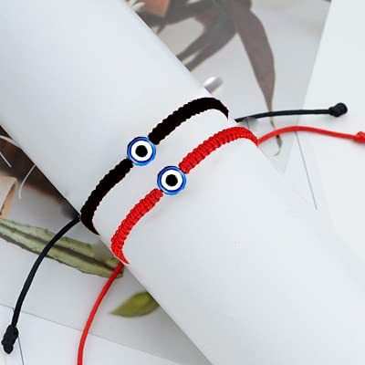 Cross-border Evil Eye Bracelet Devil Eye Bracelet Adjustable Bracelet Protection Bracelet Friendship Couple Woven Bracelet