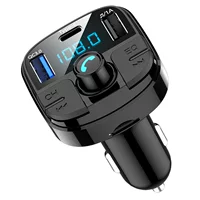 BT29 Bluetooth автомобиль mp3 автомобиль громкой связи плеер FM-передатчик в один клик EQ Bass QC3.0 автомобильная зарядка