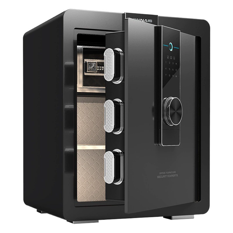 Oans безопасный дом небольшой WIFI пароль офисный Сейф Противоугонный Интеллектуальный мини-Сейф с сигнализацией