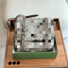 外贸原厂酷奇老花经典双G男士邮差包单肩斜挎包商务包