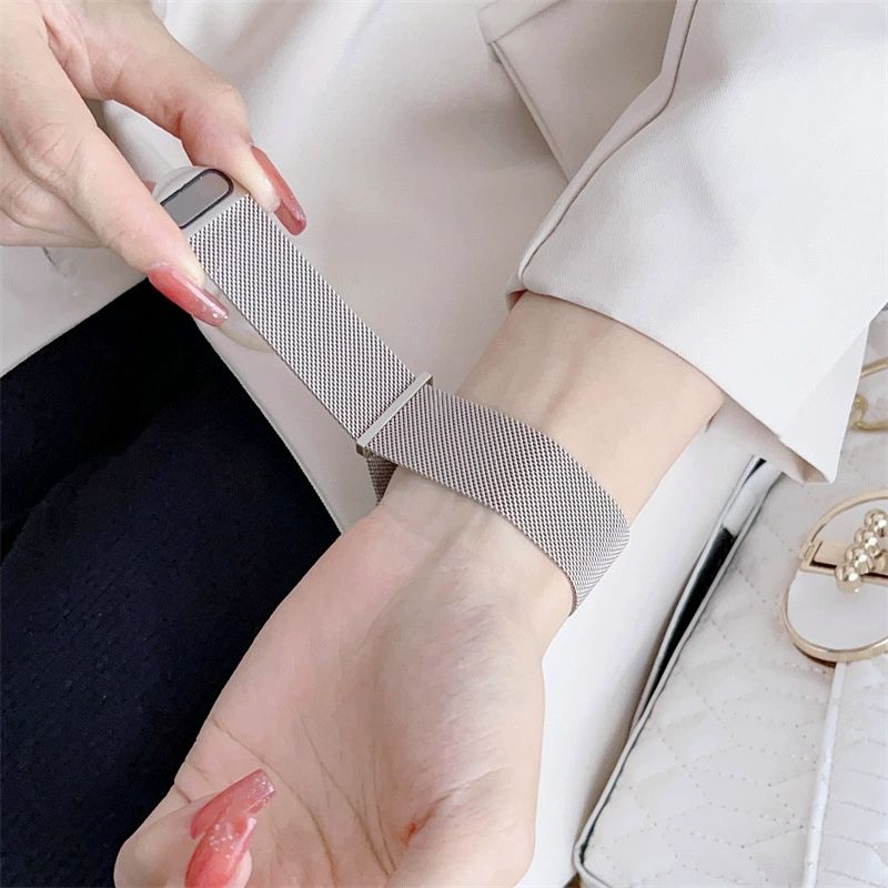 Roundtail Magnetic Milan Starlight Metal Ribbon is suitable for S78IWATCH654SE apple watches with men and women