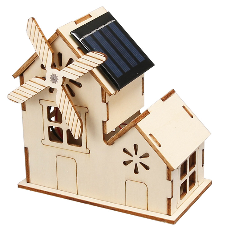 Hut solar-powered