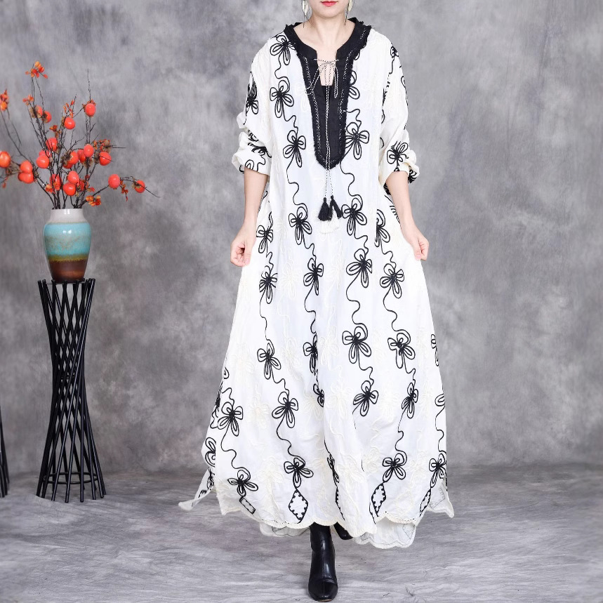 fitted lace wedding dress Amazon.com: Women's Flower Embroidered Maxi Dress - Long Floral Embroidery  Formal Party Evening Backless Summer High Waist Beach Wedding Cocktail Dress main image 0
