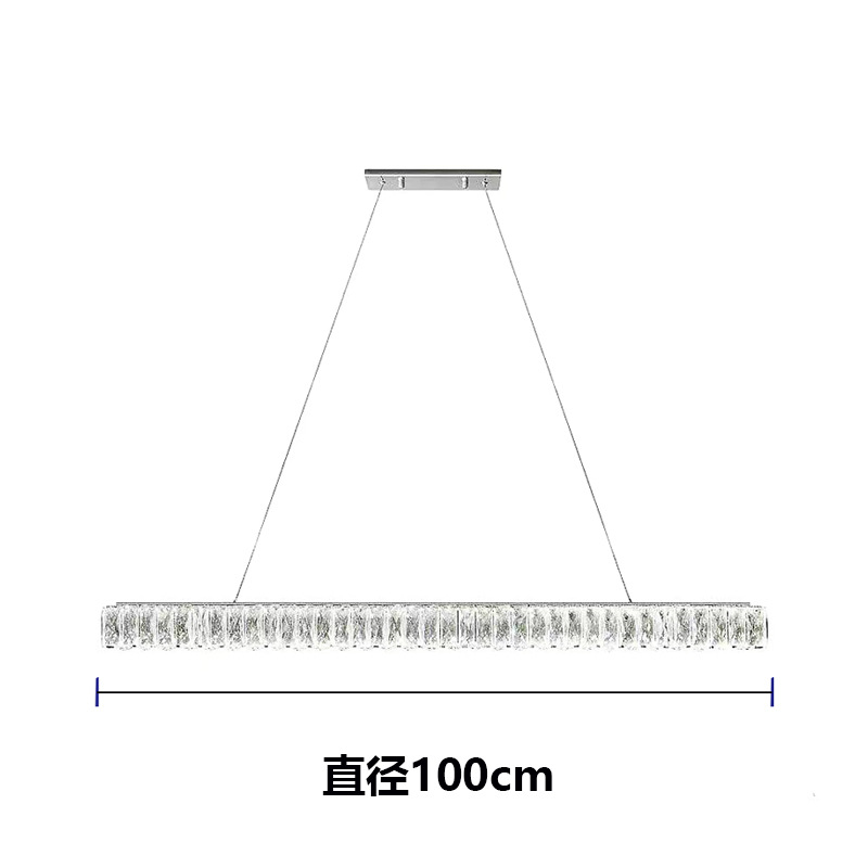 Postmoderno lámpara larga recepción moderna una luz Zhongshan barra de cristal diseño de lámparas de lámpara diseñador simple