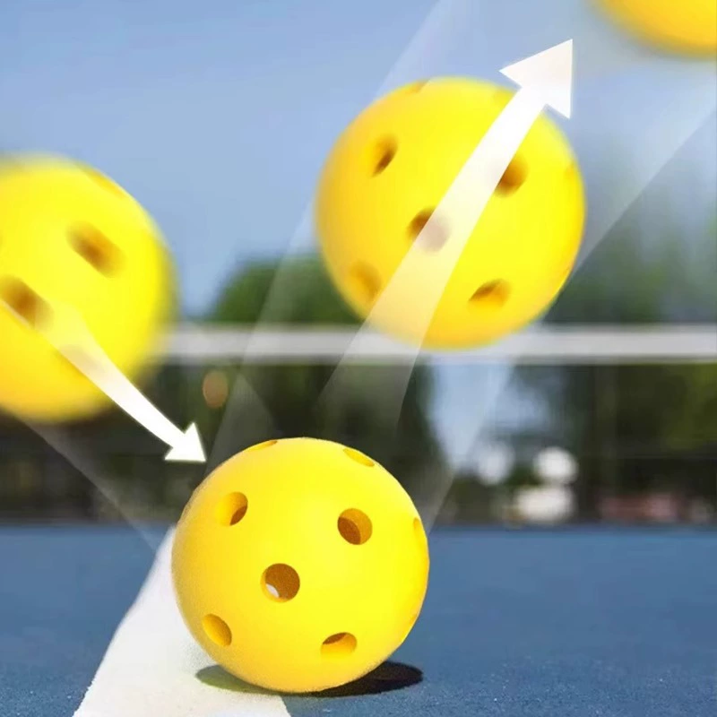 Профессиональный мяч для игры в pickleball с отверстиями, для игры в помещении и на улице, 26 отверстий, 40 отверстий обучающие мячики