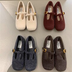 复古玛丽珍鞋女2025秋冬新款法式气质优雅仙女风带软底晚晚鞋单鞋