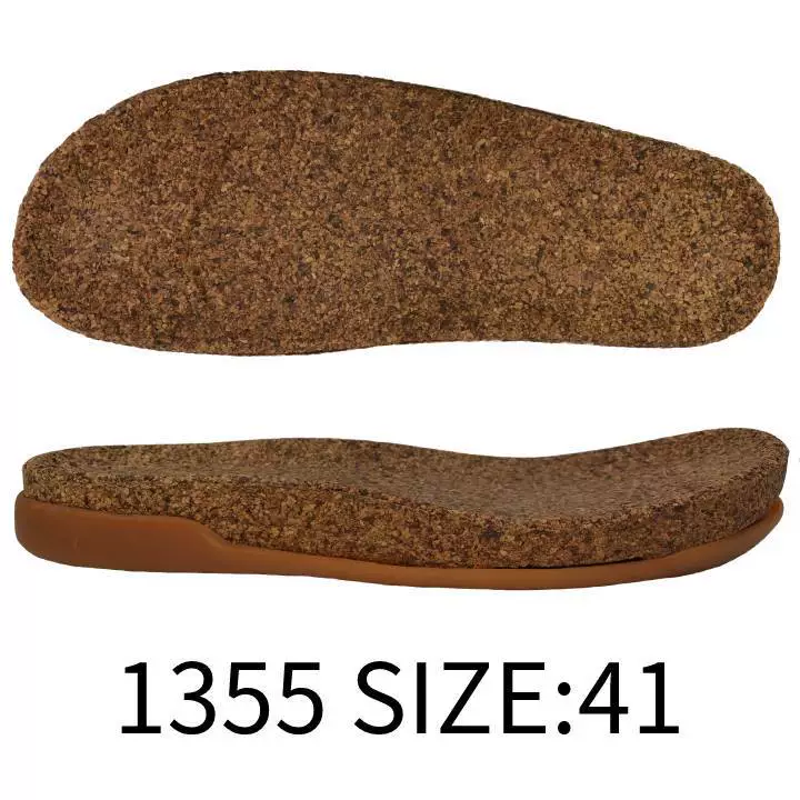 Полная пробковая межподошва + подошва
