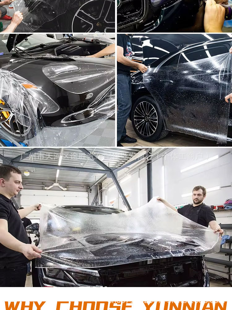 XPU Car Invisible Protective Film TPU Self-Healing Full Car Paint Protection Film Anti-Scratch Transparent Full Body Film
