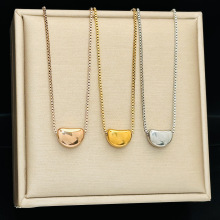 韩版简约相思豆吊坠项链女网红ins轻奢小众设计感锁骨链短款颈链