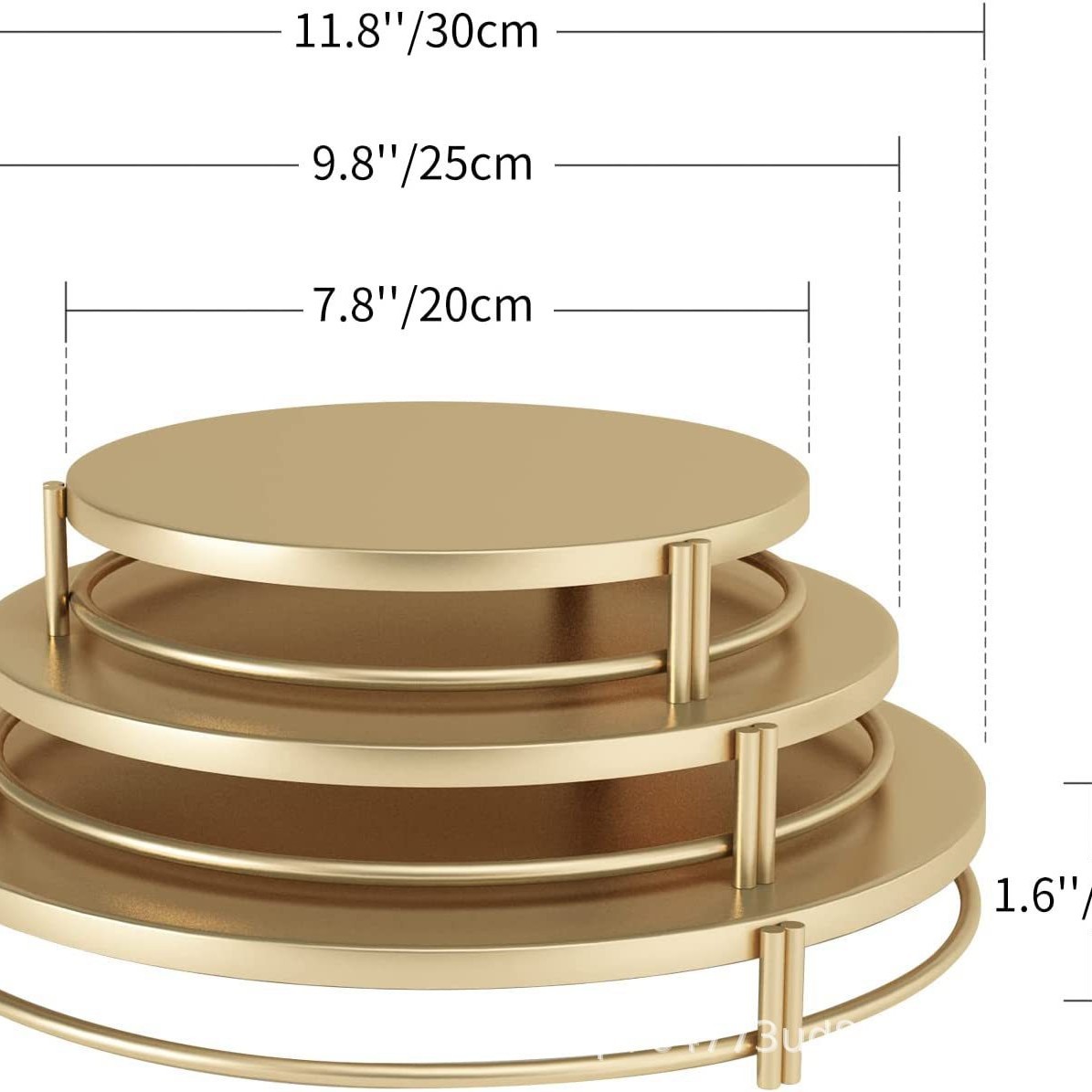 Luz de lujo europeo dorado mesa de postres de boda platos de refrigerio estantes de pastel platos de fruta props de boda platos de pastel al por mayor