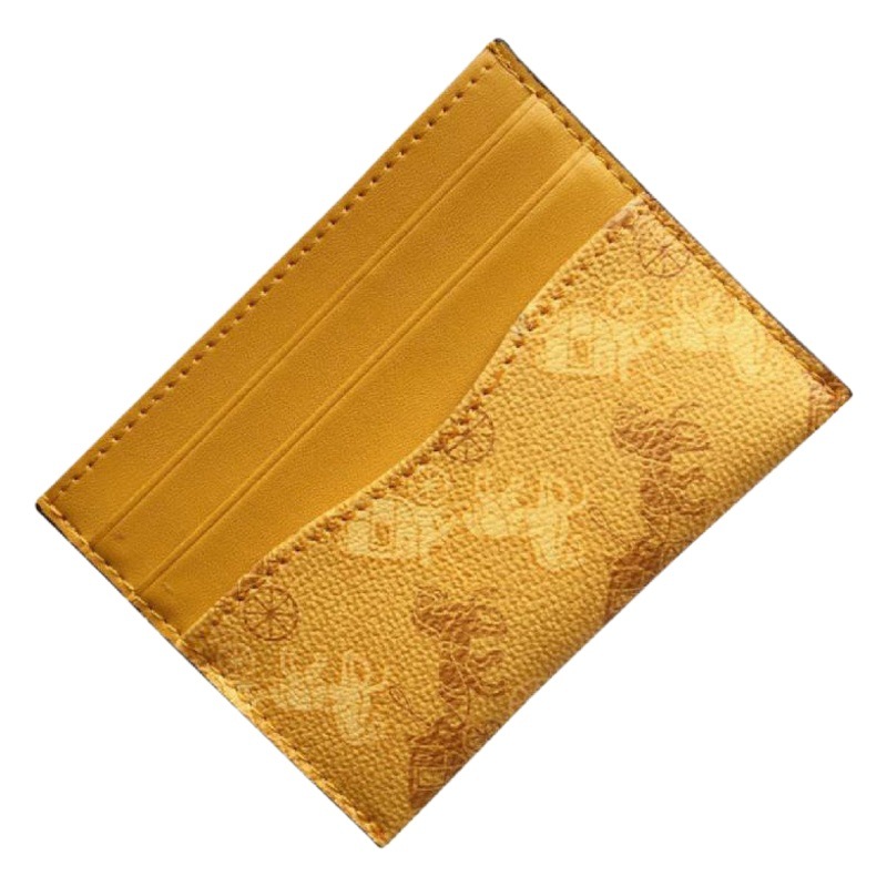 South Korea Printed Card Bag Women's Ins Trendy Fashion Trend Cute Ultra-thin Simple Small Personality Mini Coin Purse