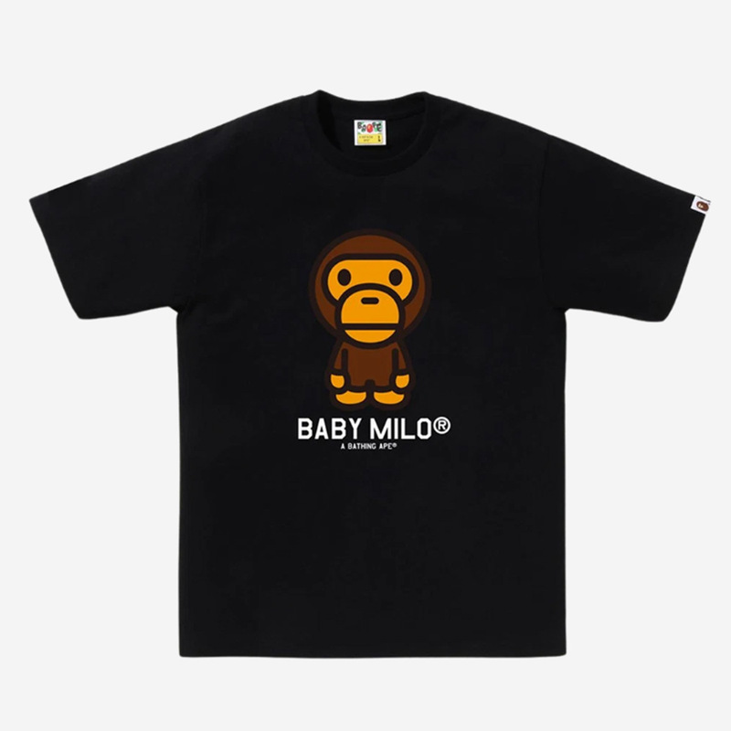 25SS 高品質ベイプ天井新猿頭純綿トップ男性と女性のための同じスタイルのラウンドネック半袖 T シャツ|undefined