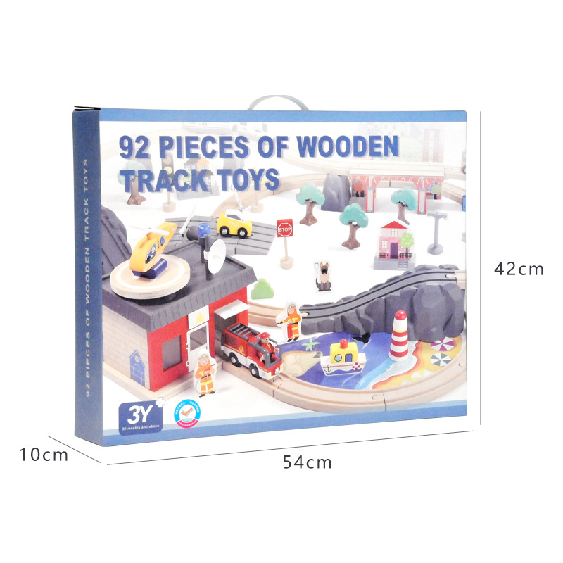 Espacio tren entrada coche aventura edificio estacionamiento pequeño tren Niño 3 años 4 juguetes educativos para niños