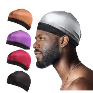 Simulated Silk Base Hat, Wig Hat, Wide-Brimmed Elastic Pirate Hat, Baotou Hat, Turban Hat, Cross-Border Hat