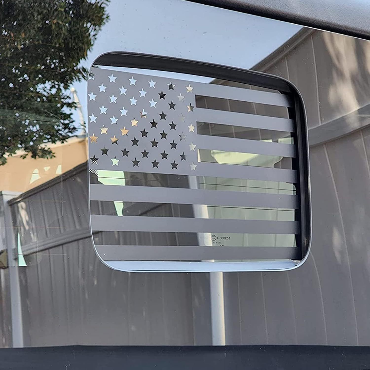 Amazon ventana trasera vidrio bandera americana mate pegatinas negras para Jeep Jeep Gladiator