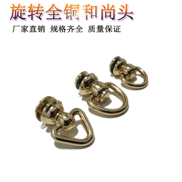 Manufacturer spot metal pure copper small D monk head box leather…