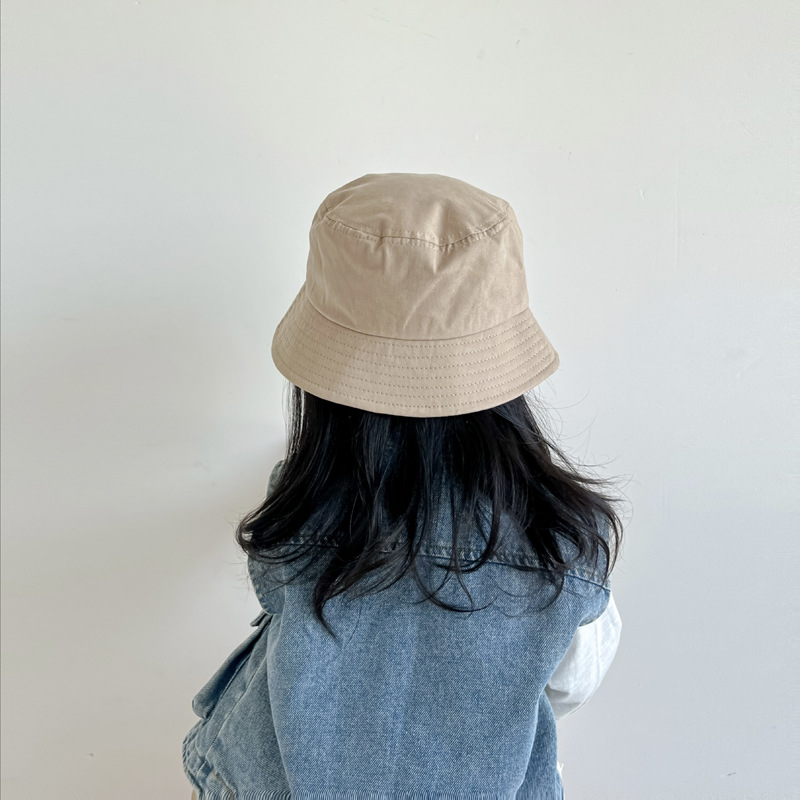 ins sombrero de pescador de bebé coreano primavera y otoño letras casuales versátiles sombrero para niños sombrero para niños sombrero para niñas