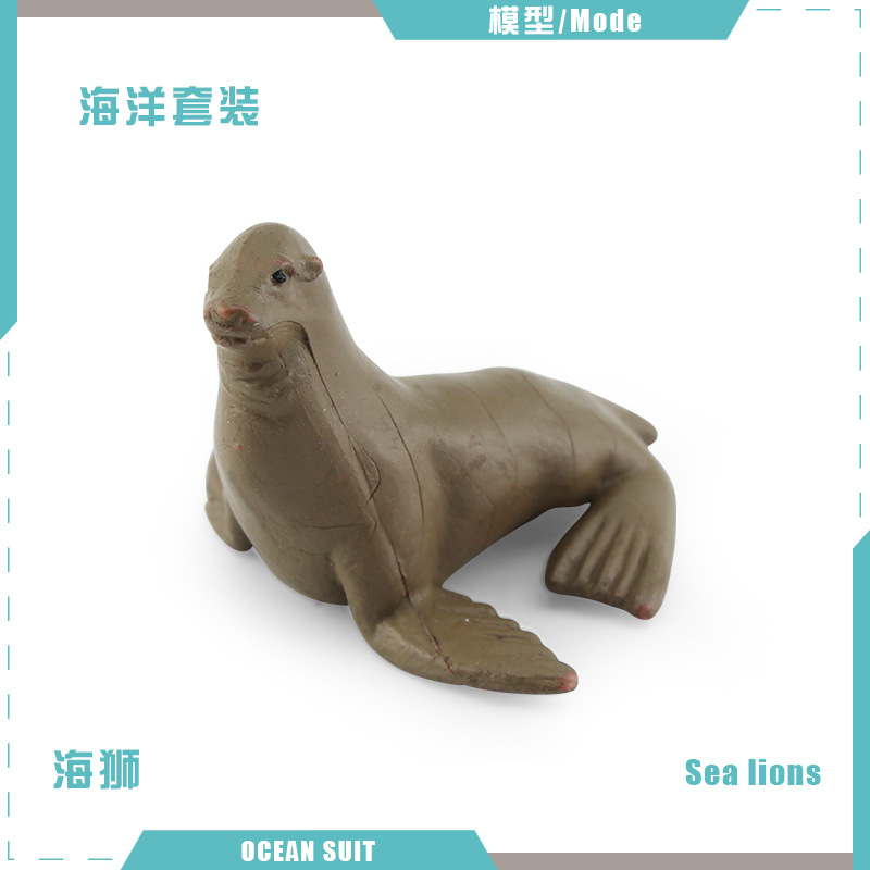 Simulación transfronteriza de una variedad de animales marinos traje de tiburón ballena tortuga delfín pingüino cangrejo criaturas marinas adornos