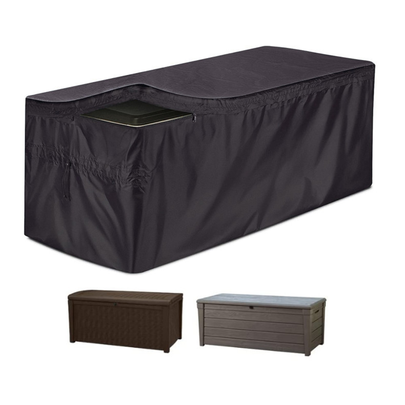 Cross-border outdoor waterproof and rainproof Deck box cover outdoor storage storage box sunscreen cover Deck box cover
