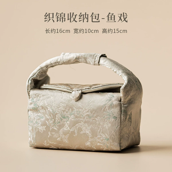 Woven cotton storage bag-Yuxi