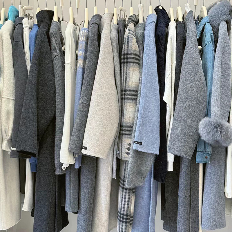 Korean Style Winter New Double-Sided Cashmere Coat Woolen Coat Design Niche Designer Brand Women's Clothing Wholesale Korean Style Winter New Double-Sided Cashmere Coat Woolen Coat Design Niche Designer Brand Women's Clothing Wholesale