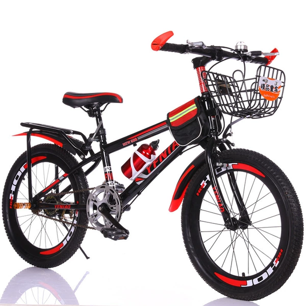 Red+single -speed+bang brake+big gift bag basket back seat