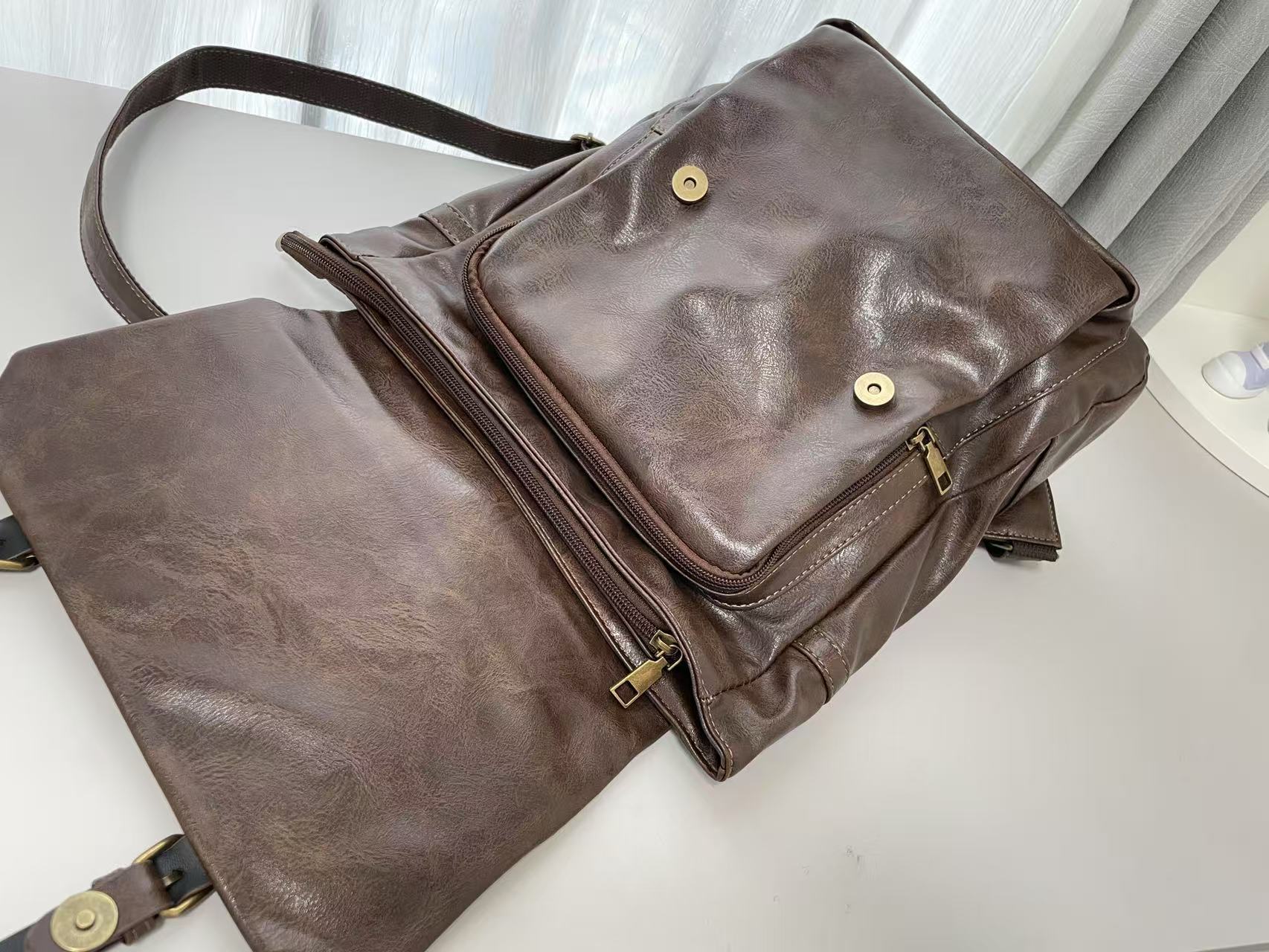 Japanese Style JK Uniform School Backpack 2025 New Vintage Cambridge Bag College Student Shoulder Bag Messenger Bag