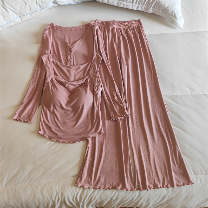 8320.4#로즈핑크 조끼+바지+재킷[고정가슴패드]