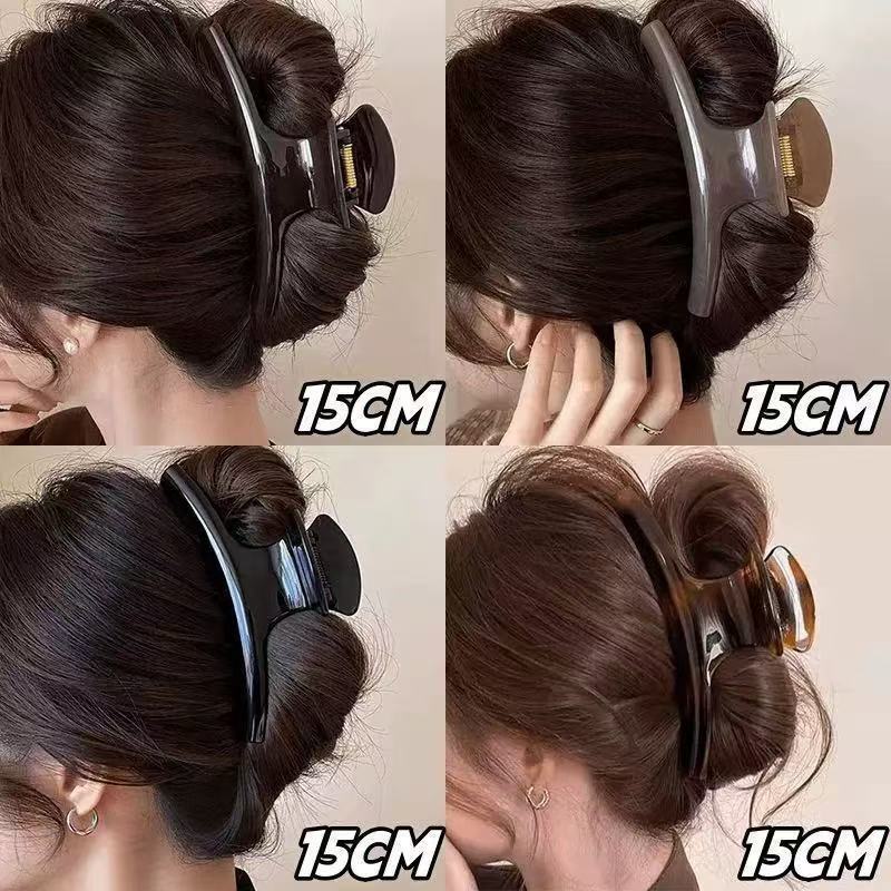 Clip de cabello francés de tamaño king, clip de cabello negro, clip de tiburón para niños, otros colores sólidos, venta caliente