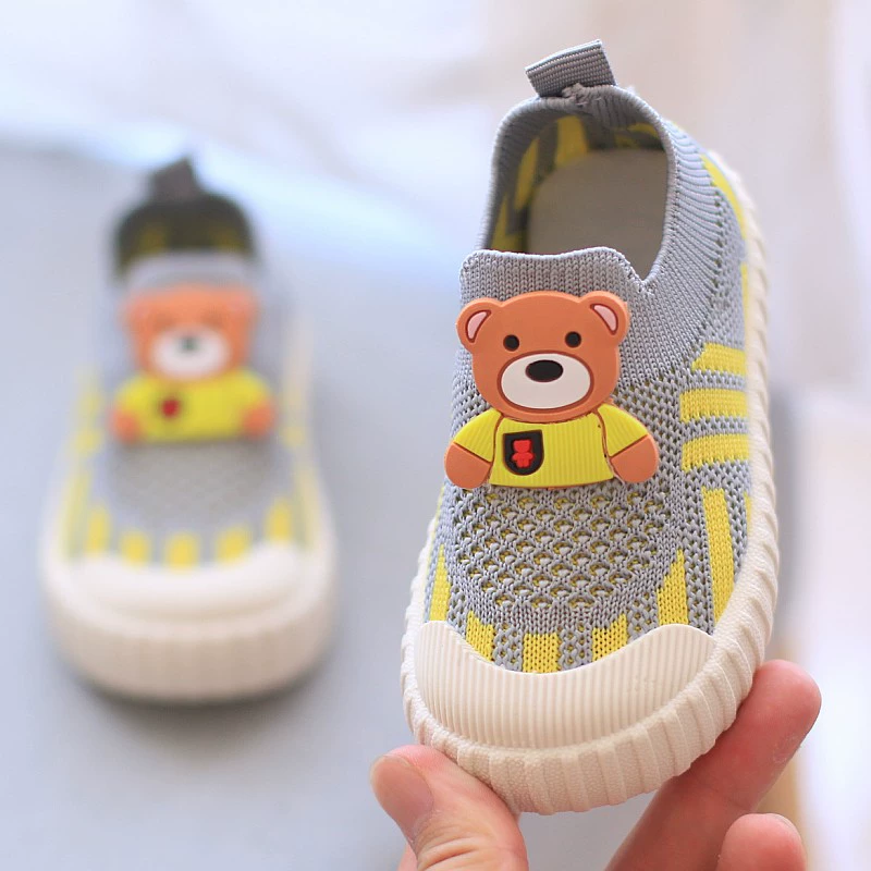 Обувь для мальчиков весенне-Осенняя обувь для малышей, детская обувь для доски с мягкой подошвой, детская дышащая сетчатая обувь для девочек