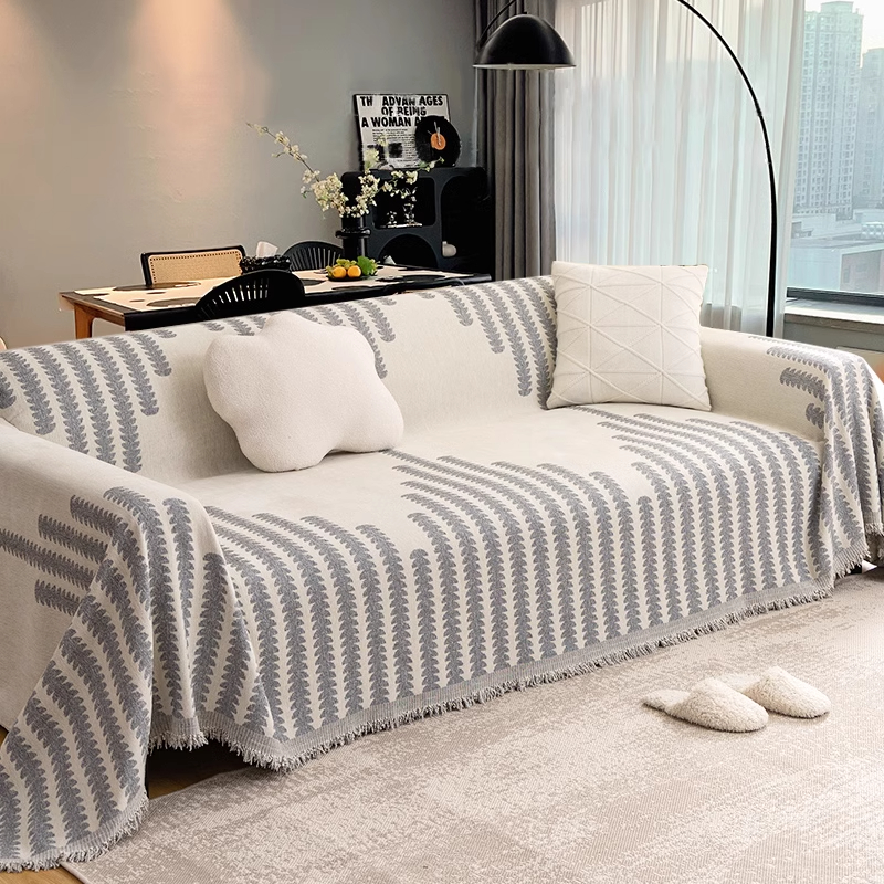 Luz de lujo cuatro estaciones toalla de sofá general nueva cubierta gruesa sofá antideslizante cojín de manta invierno 2025 nuevo