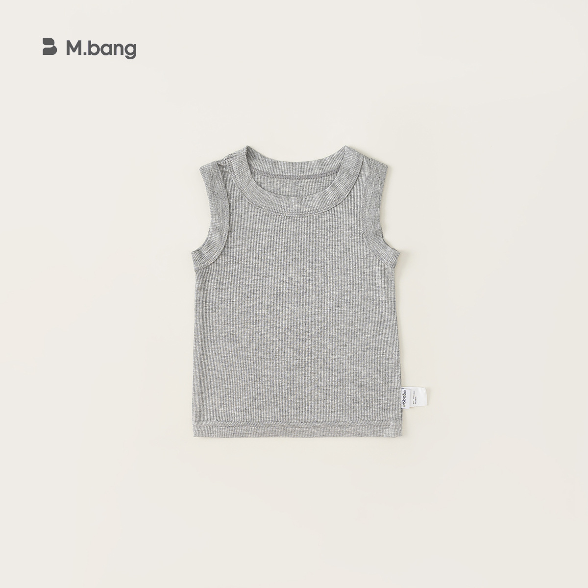 Chaleco para niños verano niñas color sólido camisola casual bebé sin mangas camiseta top XY24035