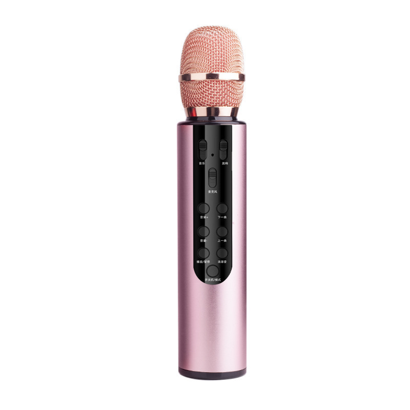 新型m 6マイク無線bluetoothコンデンサースピーカー二重スピーカーマイク音響一体マイクマイク音カード|undefined
