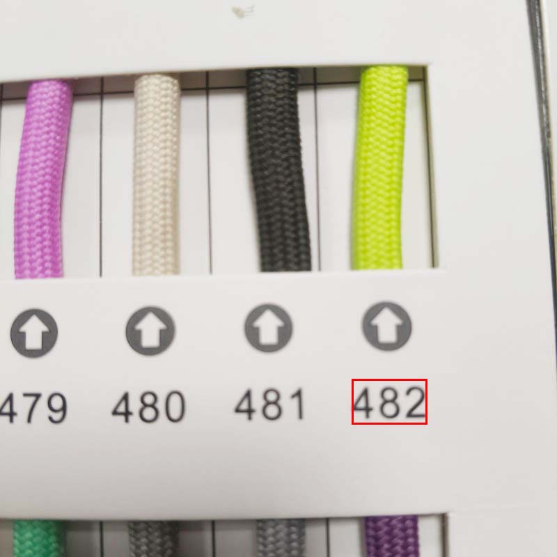 210 color 4mm color unisex cifrado cordón redondo negro y blanco cordón de zapatos casuales para zapatos blancos pequeños