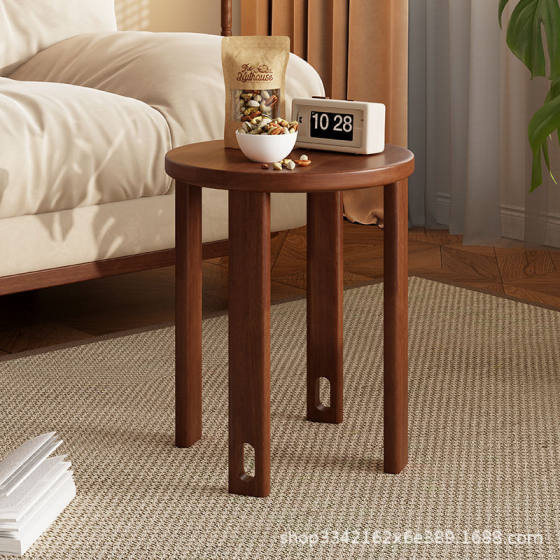 Imitation Solid Wood Stacked Coffee Table Household Multi-purpose Stacked Combination Restaurant Round Stool Dining Table Bench Dining Stool Chinese Style Stool
